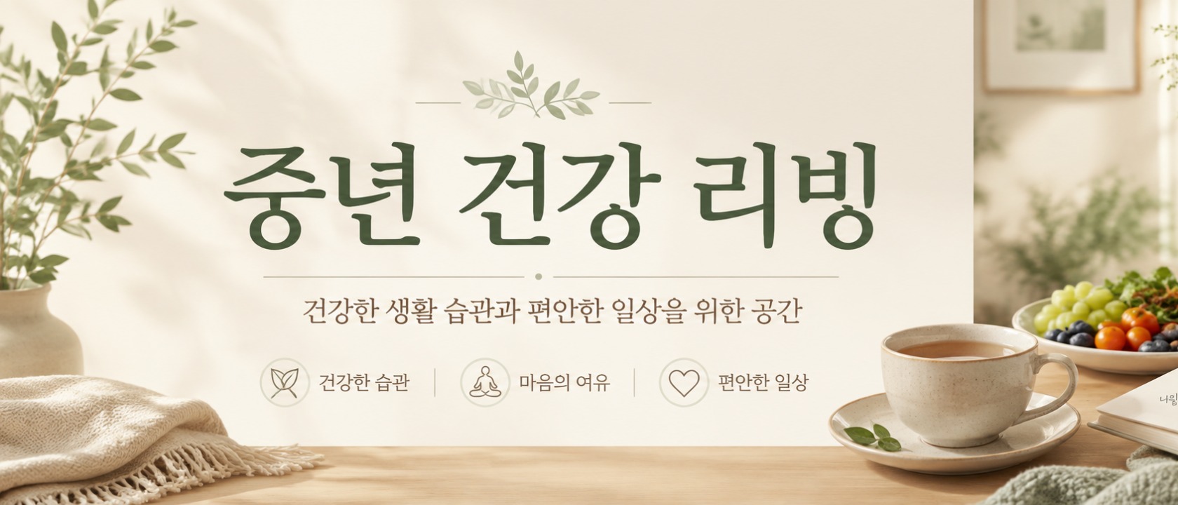 중년 건강 리빙