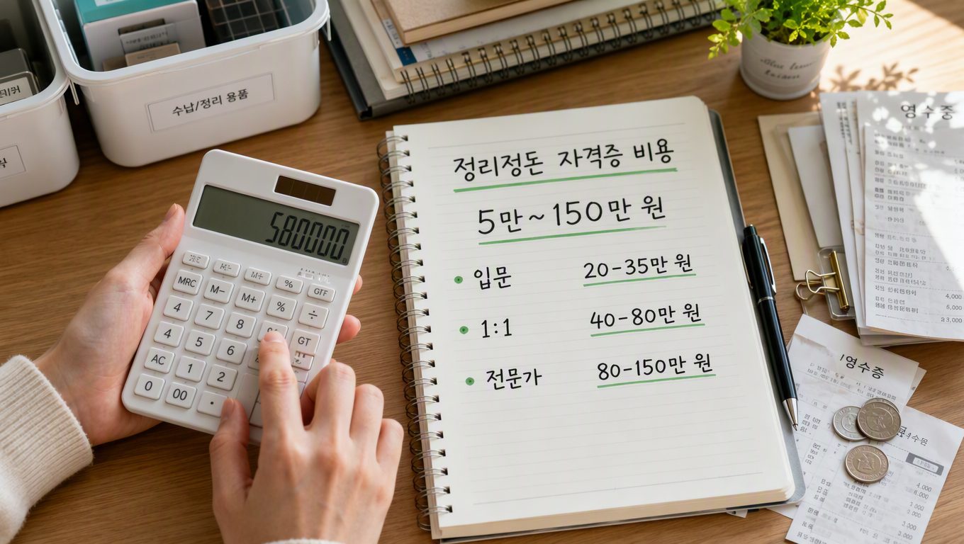 정리수납 자격증 온라인 vs 오프라인|비용·과정·취득방법 비교